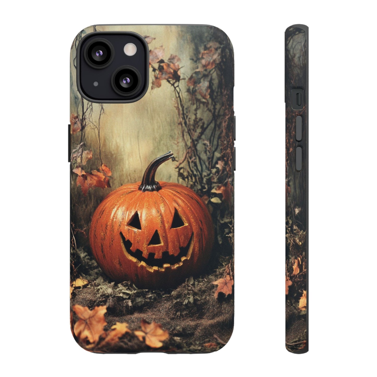 Vintage Style Halloween Jack-o'-Lantern Phone Cover