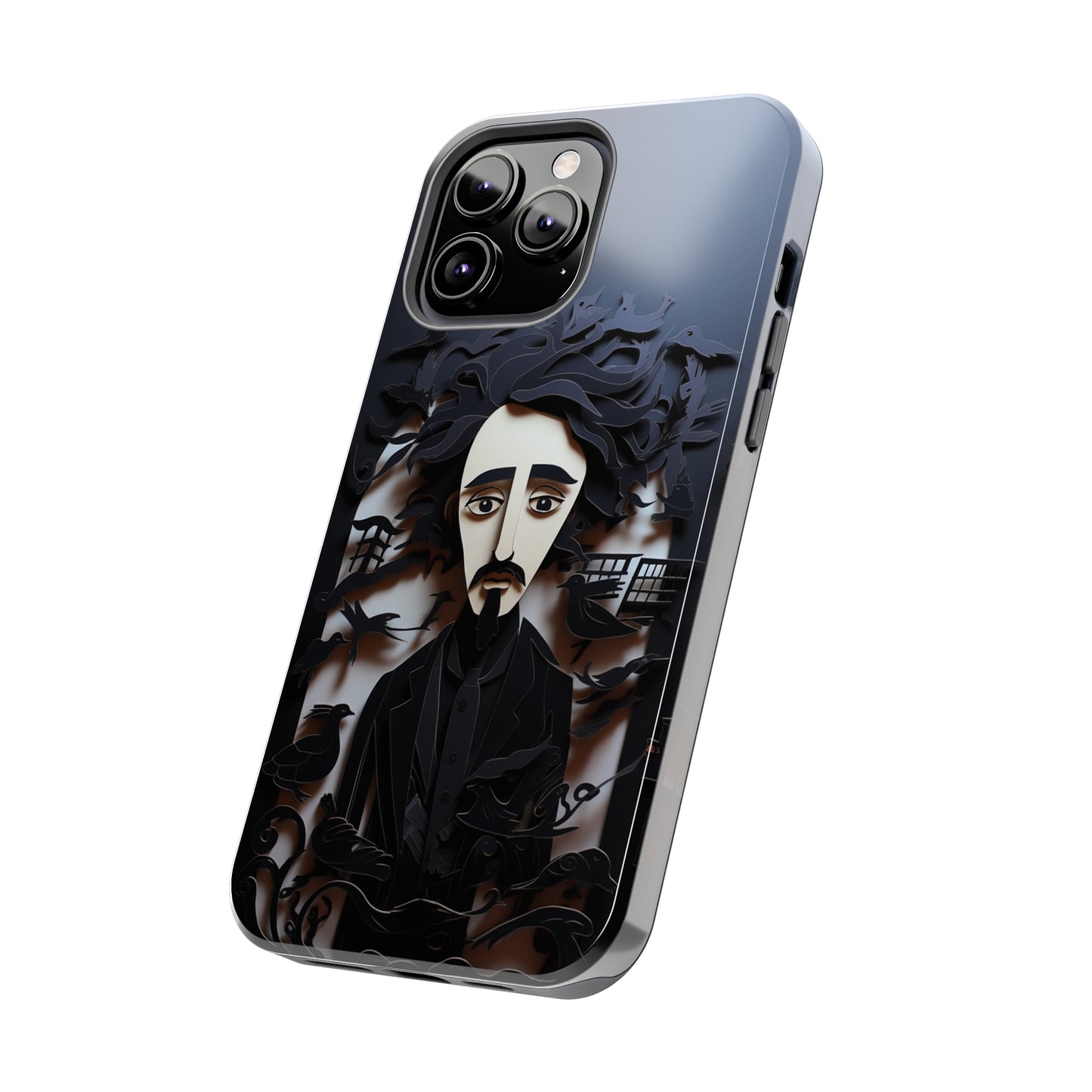 Macabre-themed protective iPhone case for Halloween