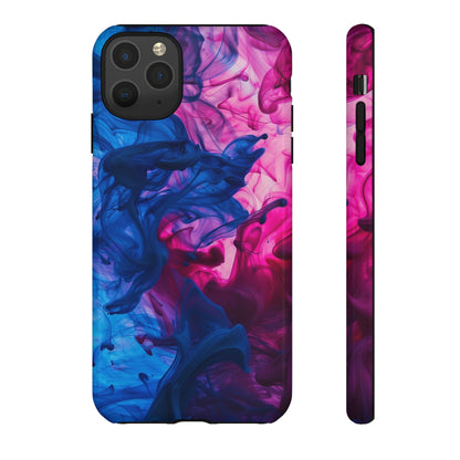 Magenta and Blue Color Explosion Phone Case