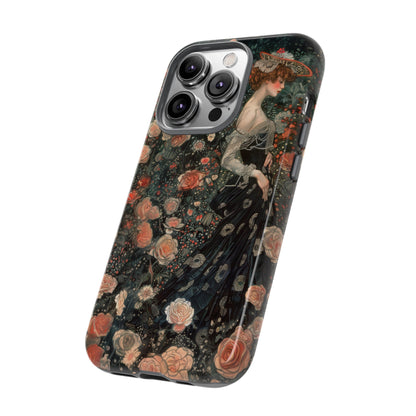 Art Nouveau French Floral Beauty Painting Phone Case