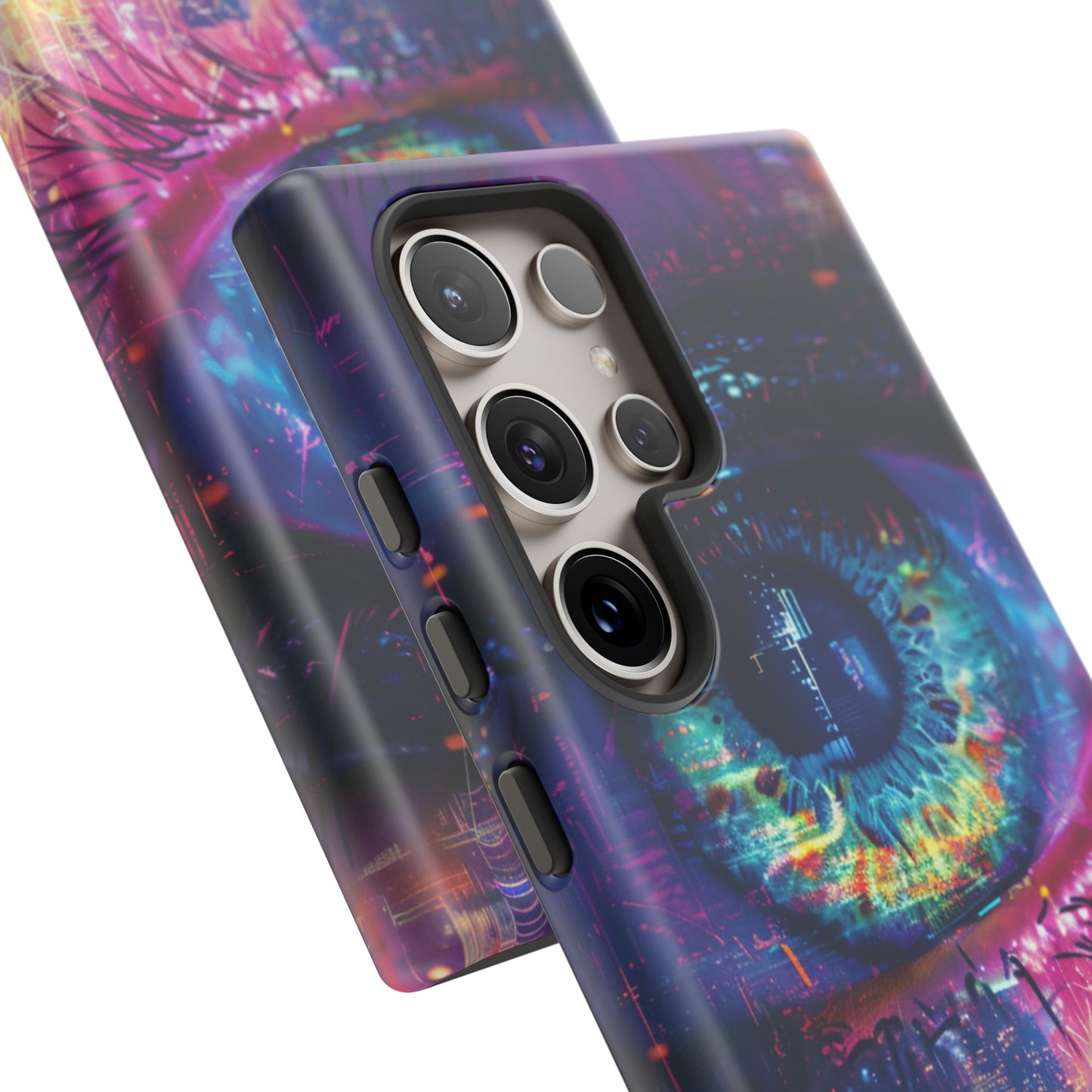 Eye of the Beholder Cyberpunk Art Phone Case