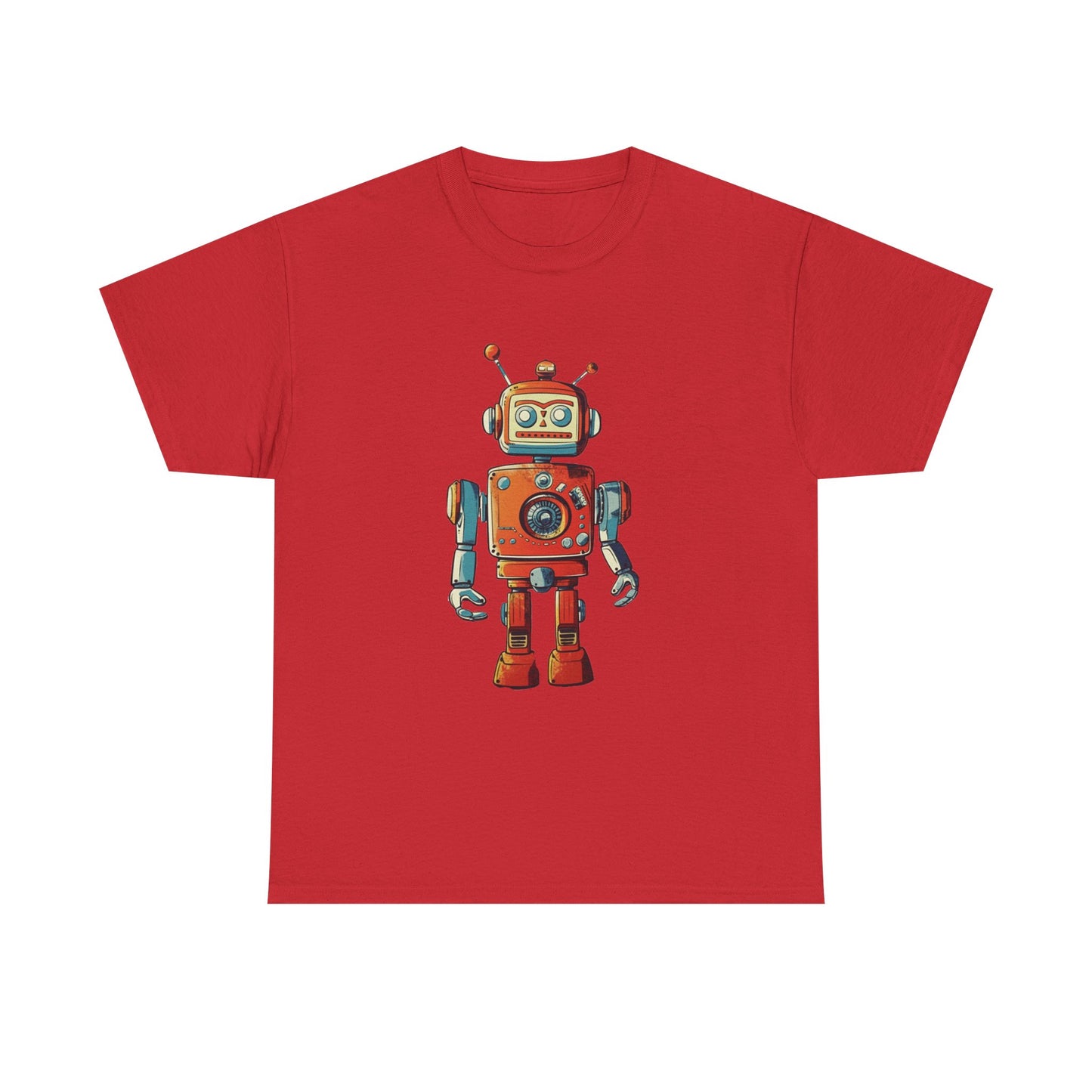 Vintage 60s Robot Toy Sci Fi T Shirt Retro Space Nerd Tee