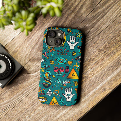 UFOs and Ancient Egypt Talisman Collage Phone Case