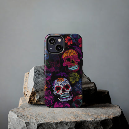 Sugar Skull iPhone Case | Day of the Dead Inspired Design for Halloween