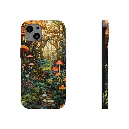 Magic Mushroom Boho Vibe iPhone Tough Case | Embrace the Enchantment of Nature with Durable Style