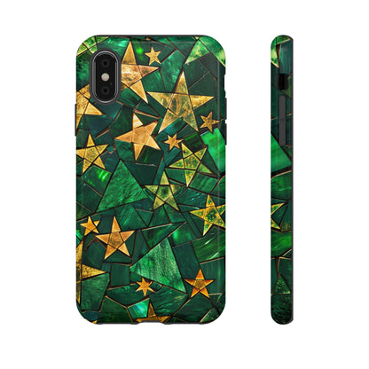 Green Celestial Stained Glass Mosaic Phone Case