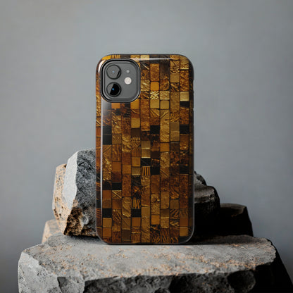 Golden Tile iPhone Case | Add Glamour and Elegance to Your Device