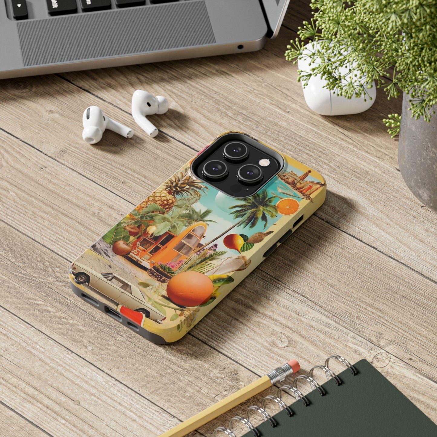 Summer Vibrations iPhone Tough Case | Embrace the Energetic Spirit of Summer with Reliable Protection