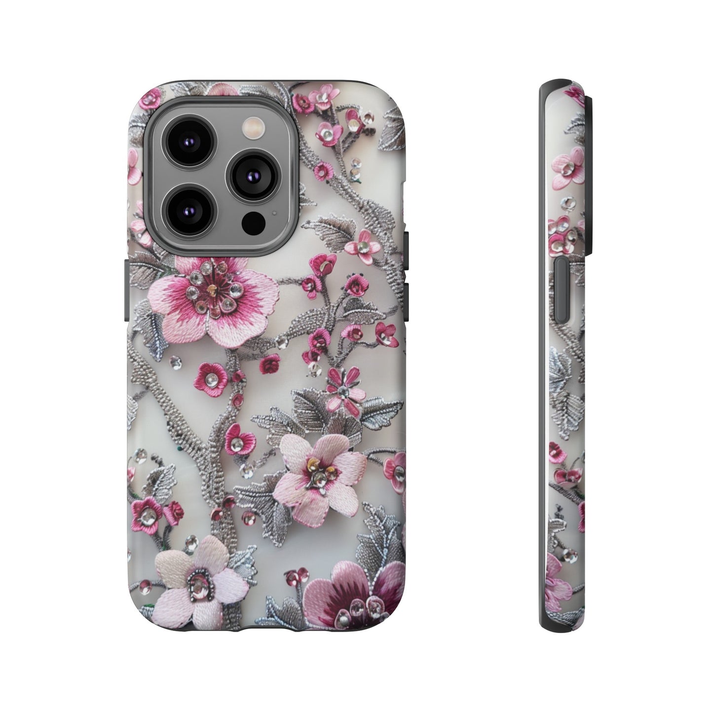 Coquette Aesthetic Floral Art iPhone 12 Case