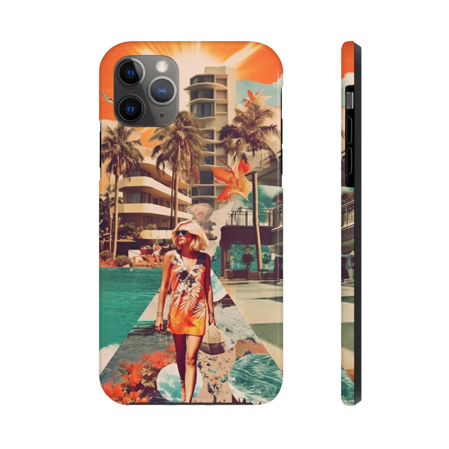 A Day at the Beach iPhone Tough Case | Embrace the Serenity of Coastal Living with Reliable Protection