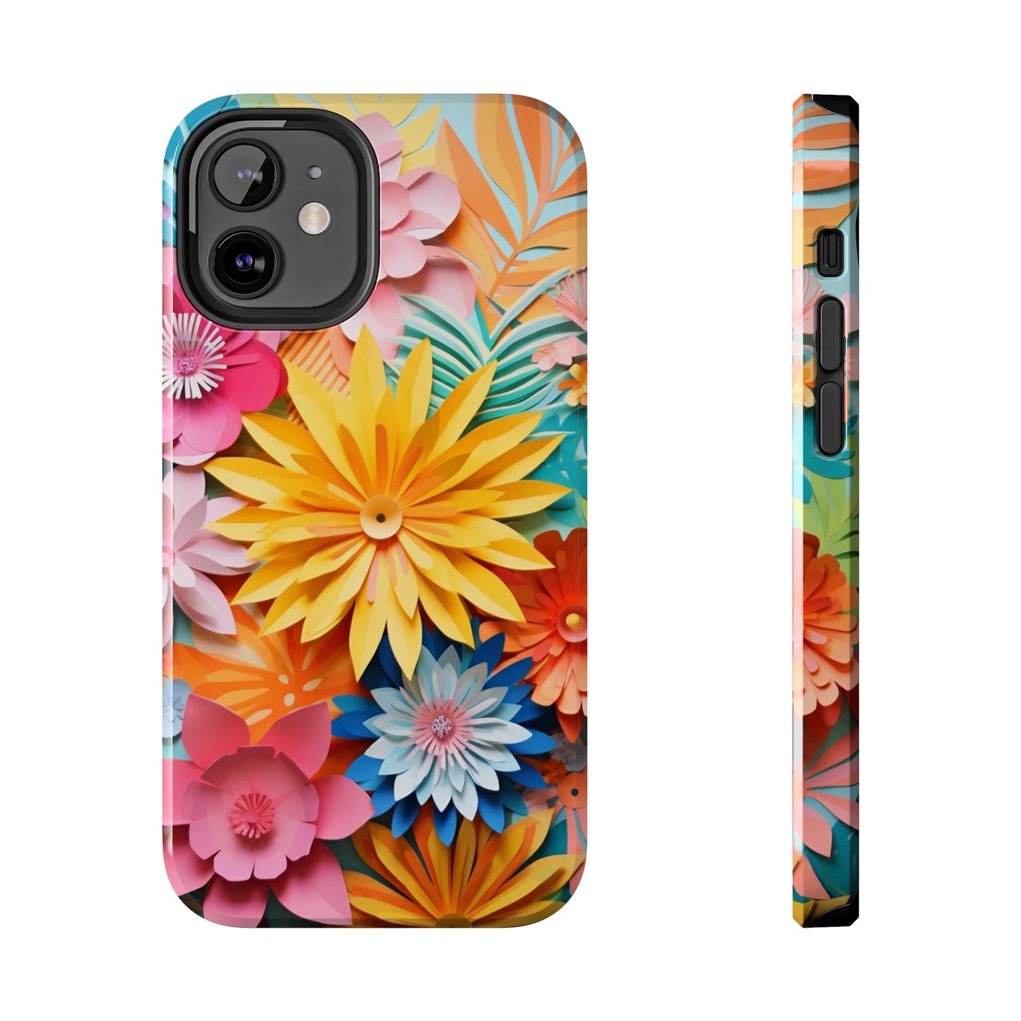 iPhone 12 Pro Max Artistry: Paper Floral Design – Crafted Elegance for iPhone 13 Pro and iPhone XR Enthusiasts