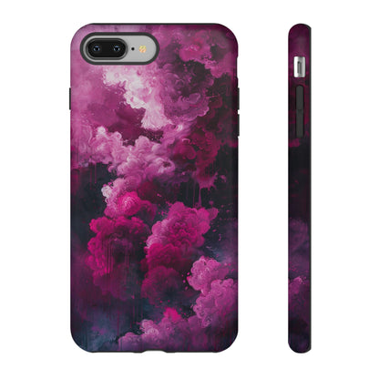 Magenta and Blue Color Explosion Phone Case