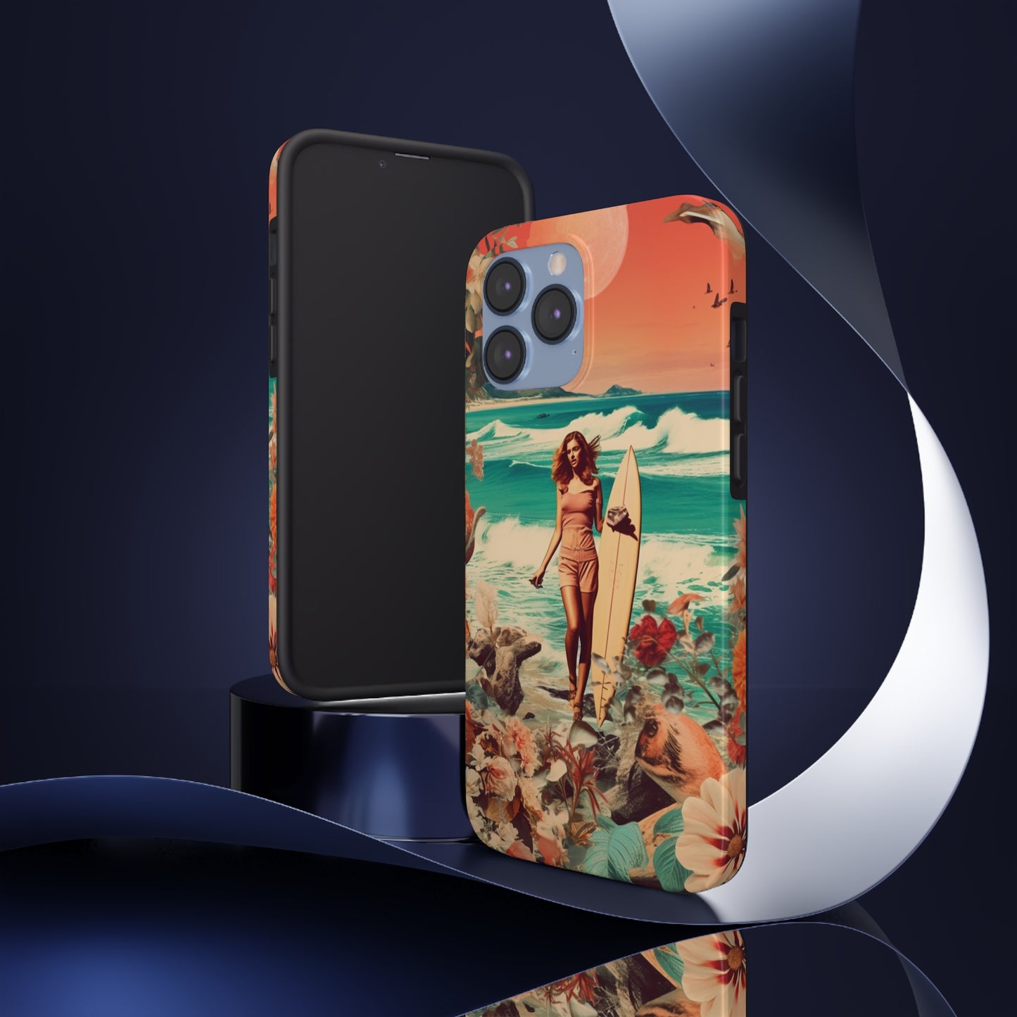 Summertime Beach Time iPhone Tough Case | Embrace the Coastal Vibe with Reliable Protection