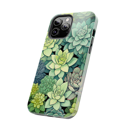 Succulent Desert Cactus Floral iPhone Case | Embrace the Beauty of Arid Elegance