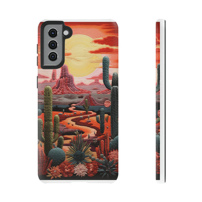 Cactus Desert Sunset Phone Case