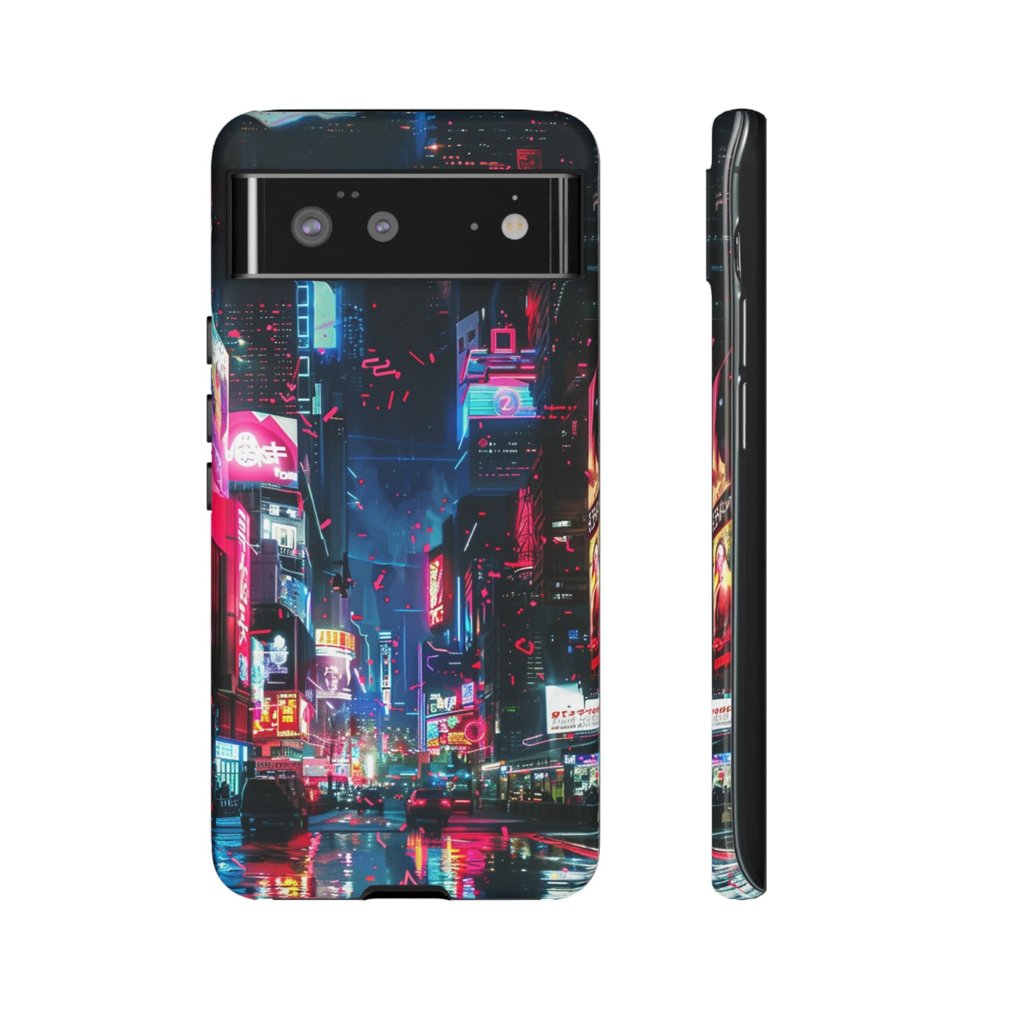 Cyberpunk Tokyo Cityscape Phone Case