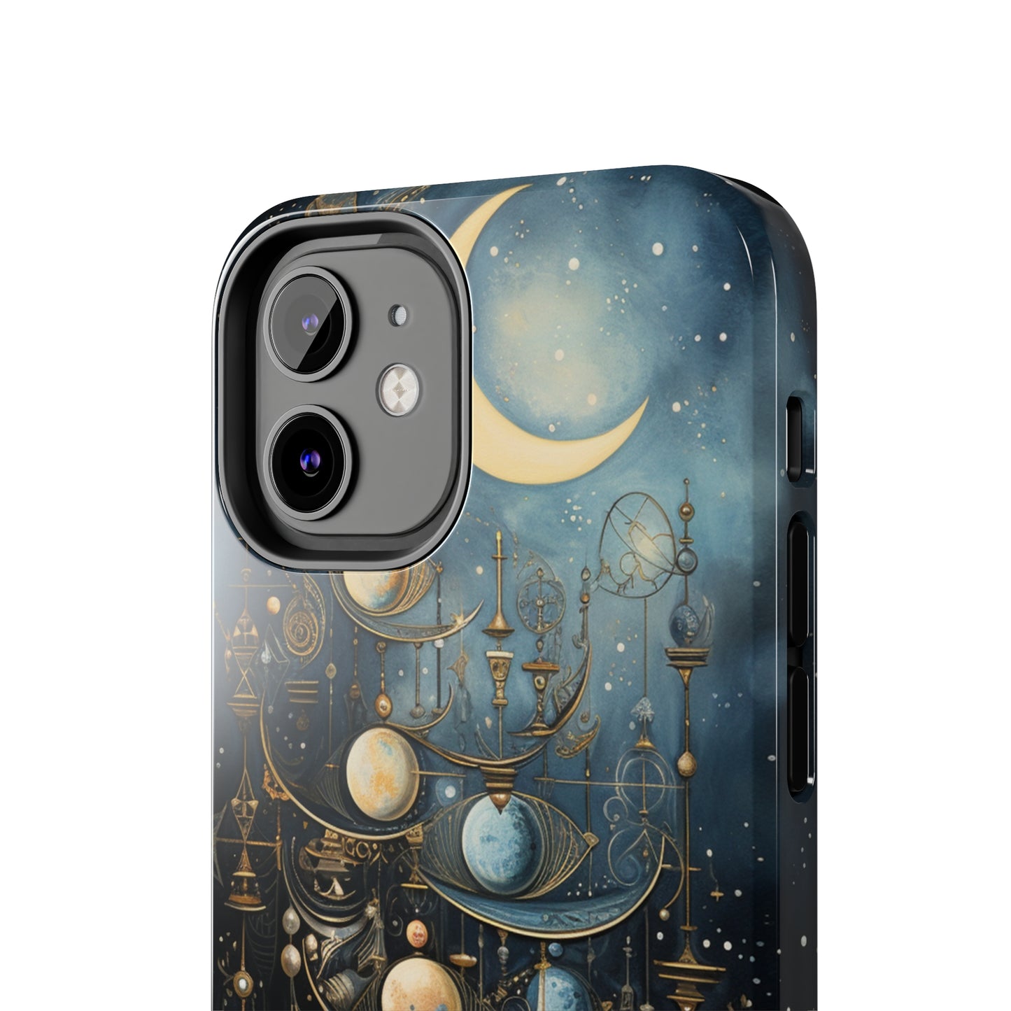 Esoteric Art Nouveau Moon Phases iPhone Case | Embrace the Mystical Beauty of Lunar Transitions