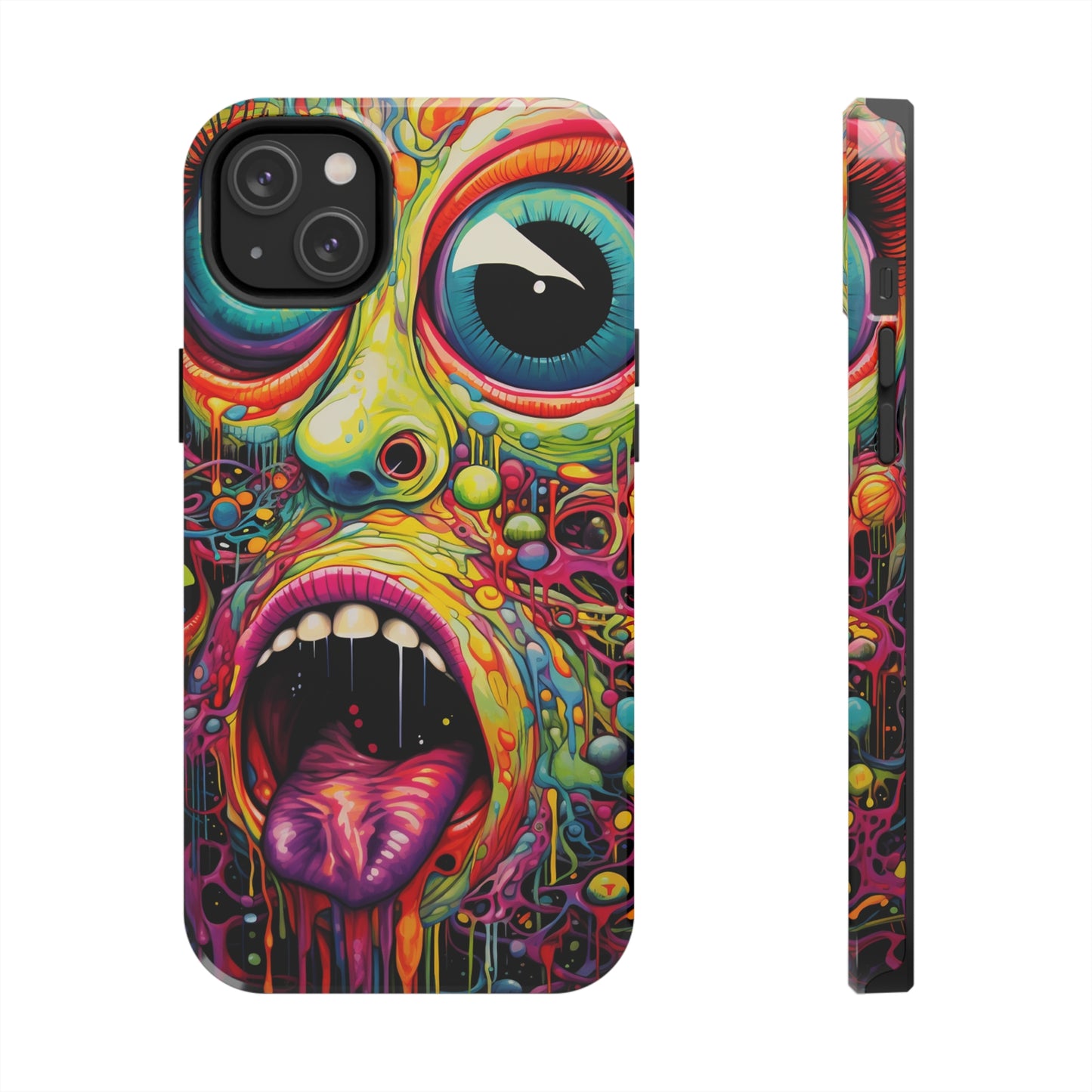 Trippy Hippie Acid Drop: Vibrant Swirls & Dazzling Colors | Tough iPhone Case