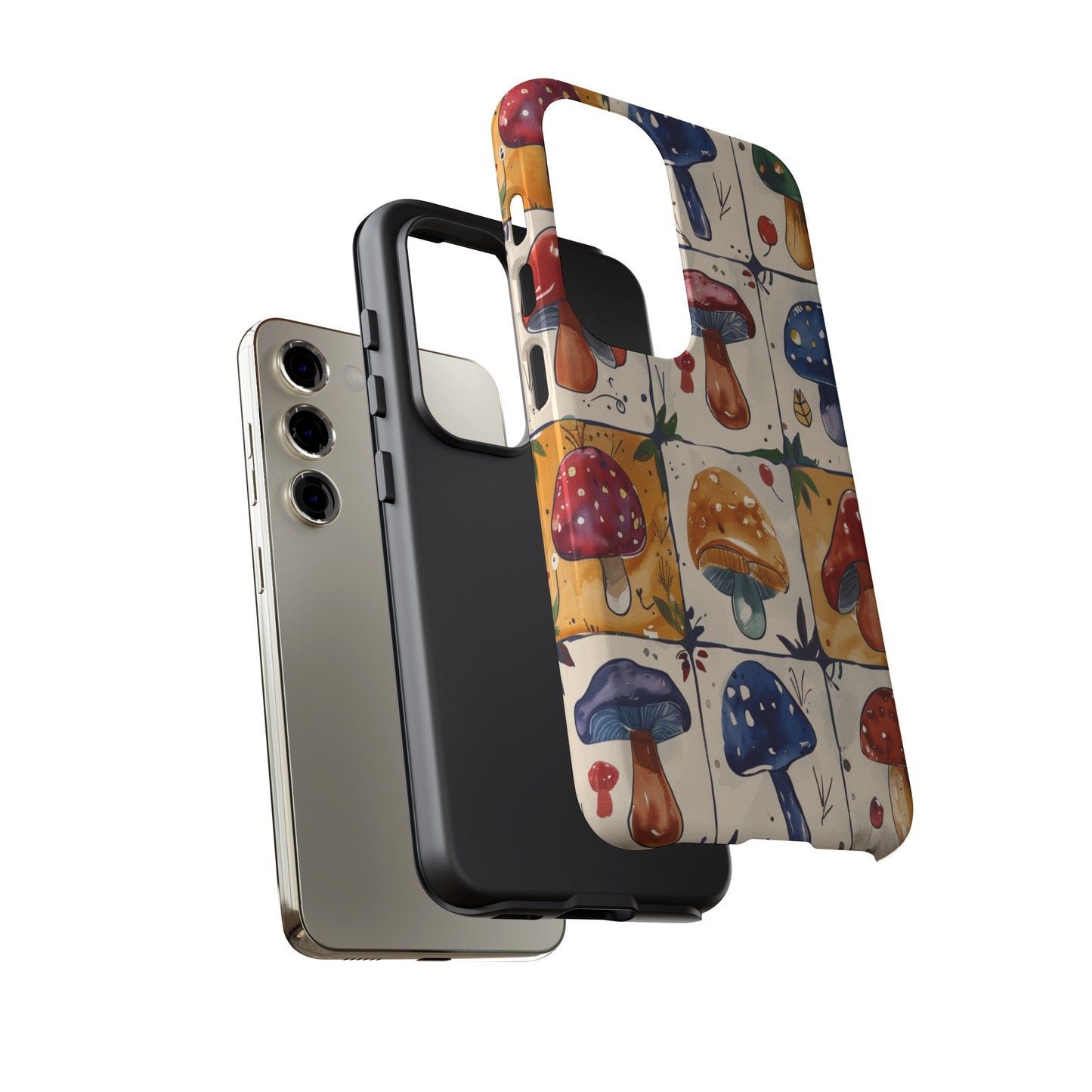 Trippy Magic Mushroom Toadstools Phone Case