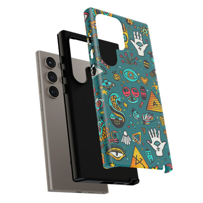 UFOs and Ancient Egypt Talisman Collage Phone Case