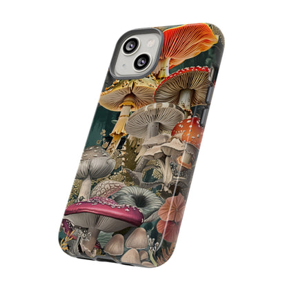 Vintage Illustration Mushroom Collage Phone Case