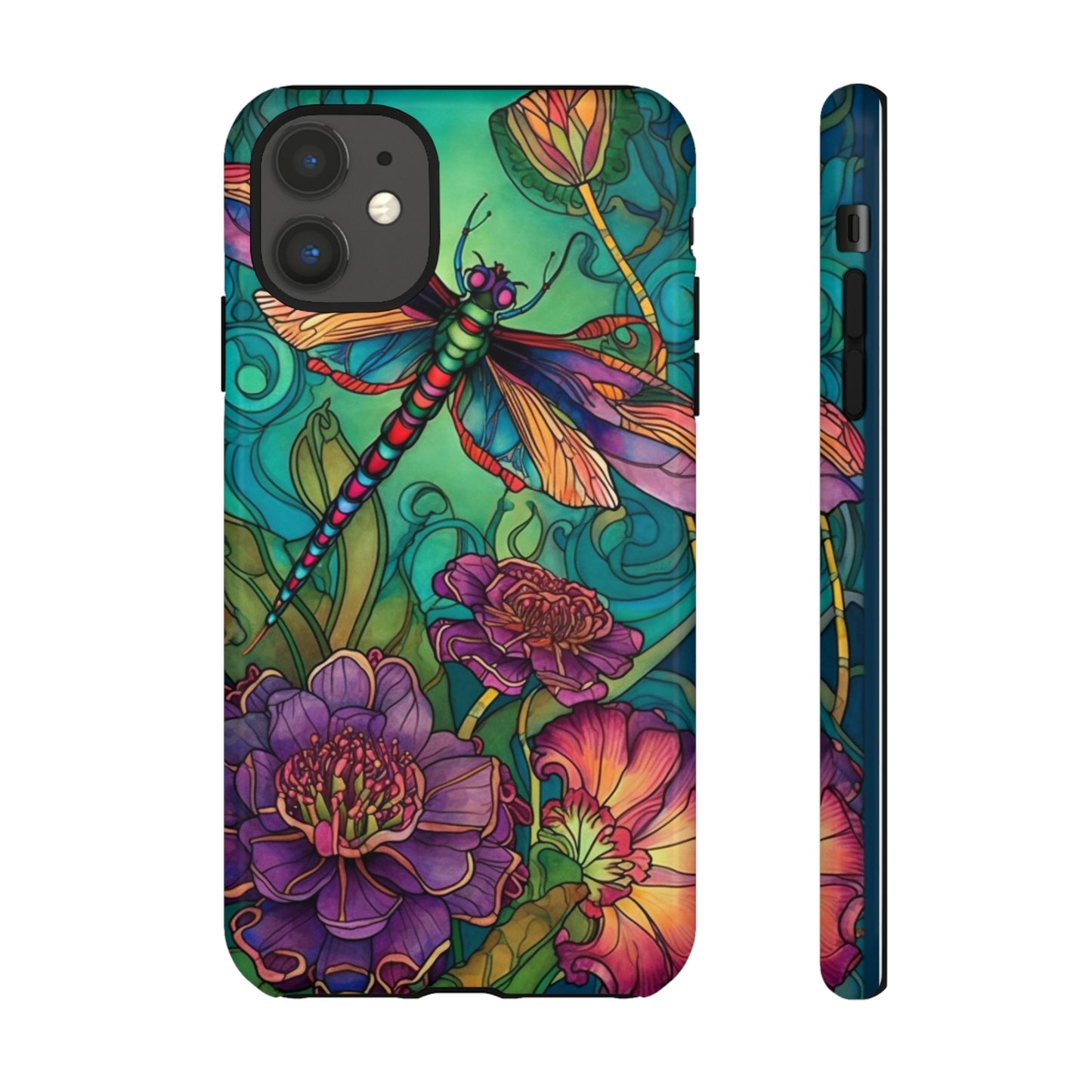 Art Nouveau Dragonfly - A Timeless Symbol of Elegance for Google Pixel, iPhone, and Samsung Cases