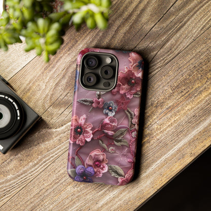 Coquette Aesthetic Floral Art Phone Case