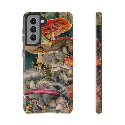 Vintage Illustration Mushroom Collage Phone Case