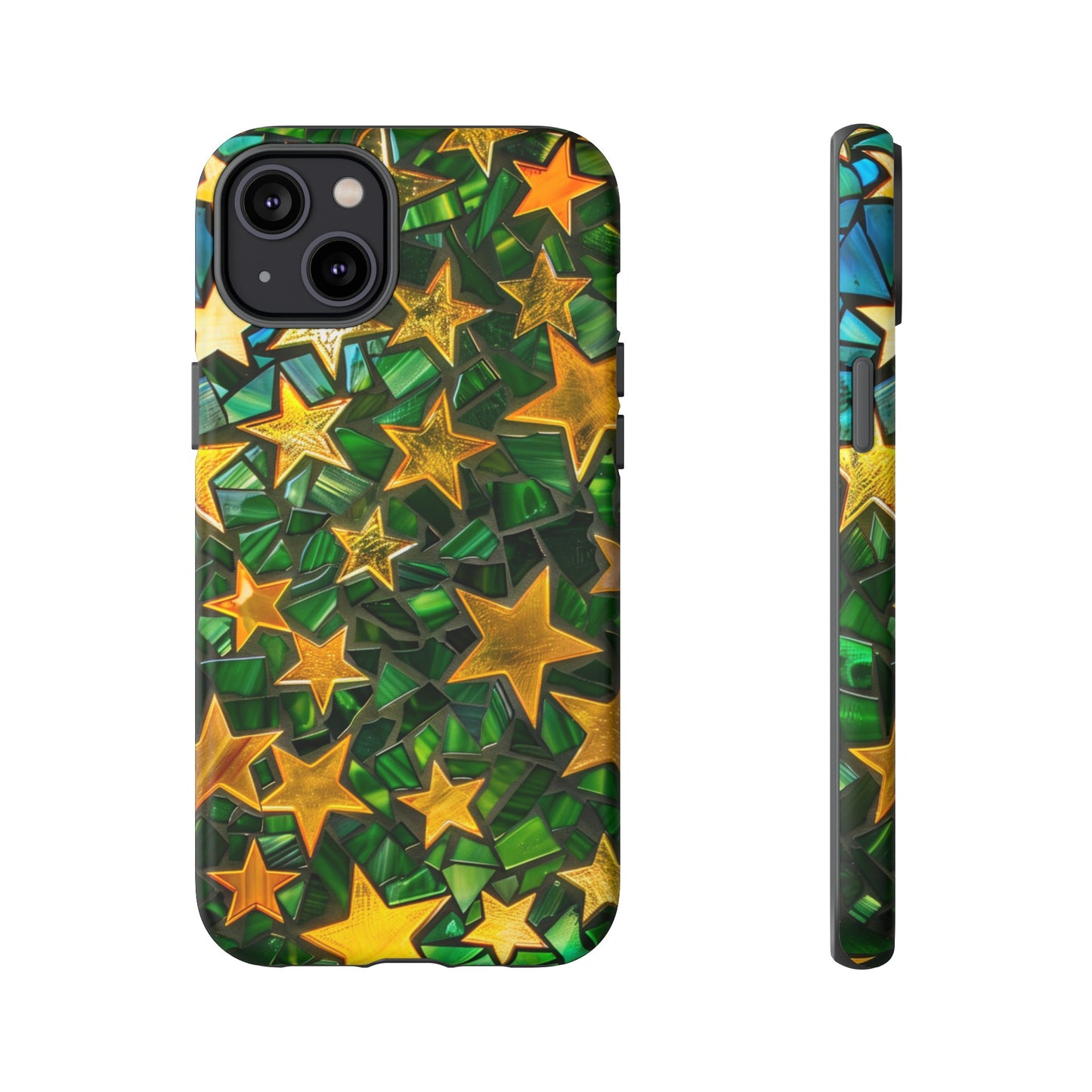 Green Celestial Stained Glass Mosaic Phone Case