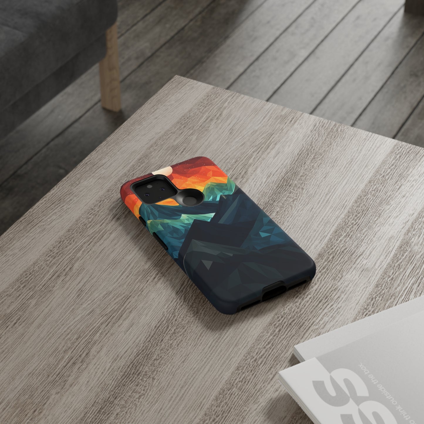 Mountain Abstract Tough Case | Embrace Nature's Beauty with a Durable Phone Case