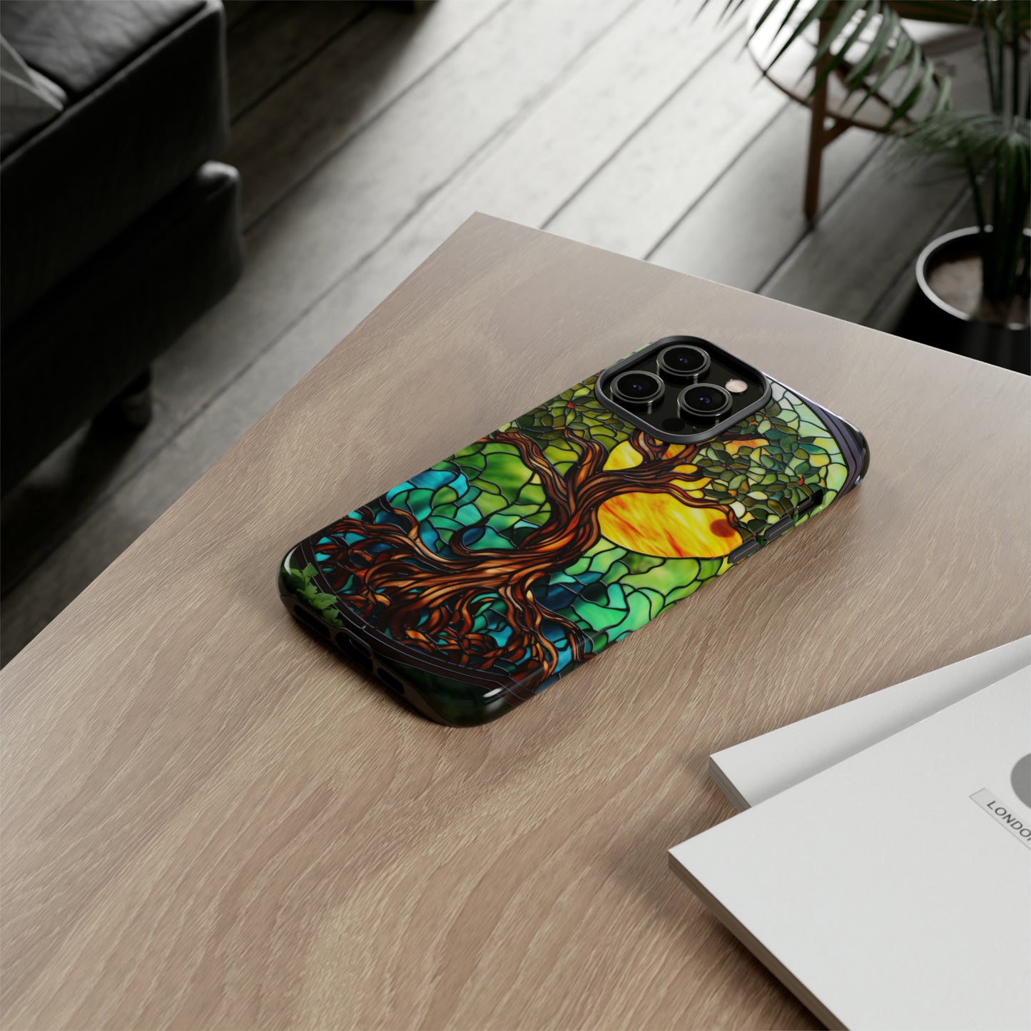 Stained Glass Mosaic Tile Phone Case