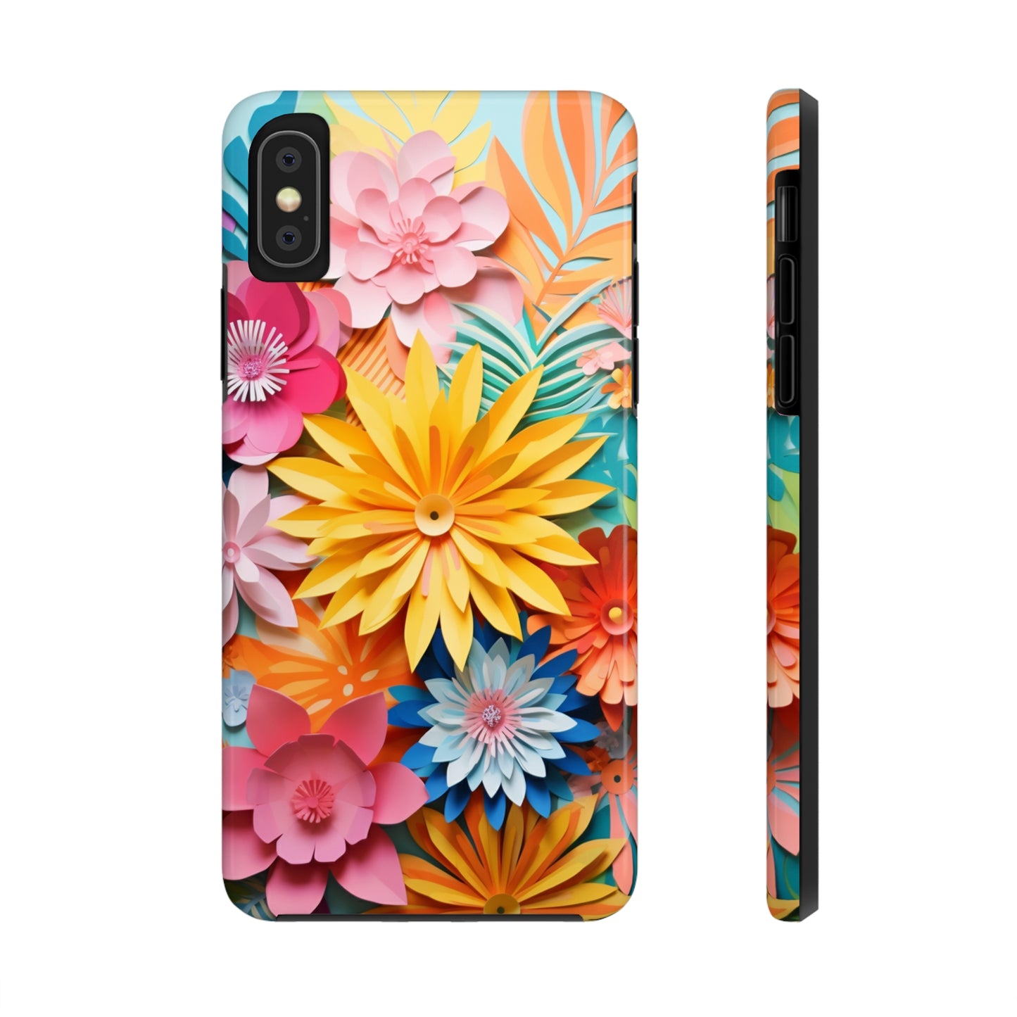 iPhone 12 Pro Max Artistry: Paper Floral Design – Crafted Elegance for iPhone 13 Pro and iPhone XR Enthusiasts