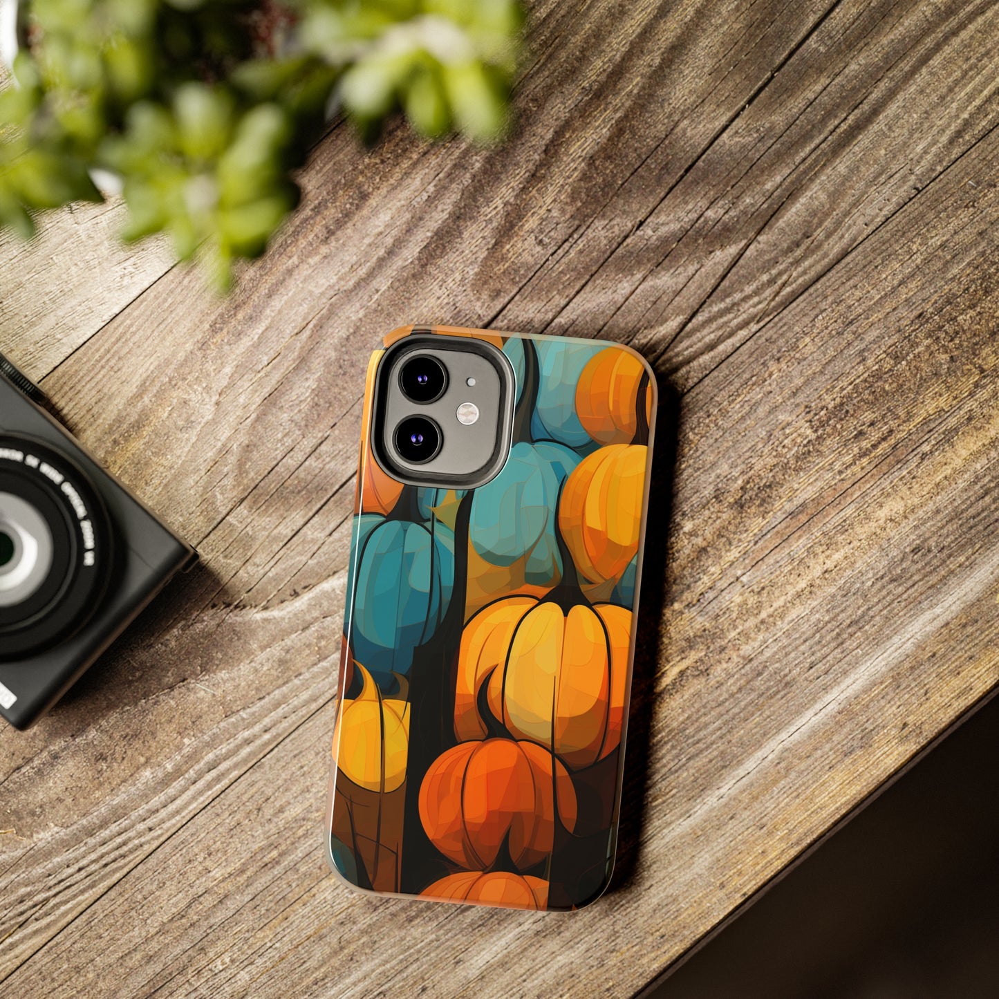 Halloween Fall Pumpkins iPhone Case | Embrace the Spooky Autumn Vibes