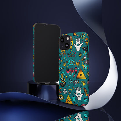 UFOs and Ancient Egypt Talisman Collage Phone Case