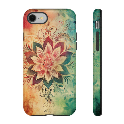 Unique Boho Indian batik-inspired case for iPhone 14 Pro Max