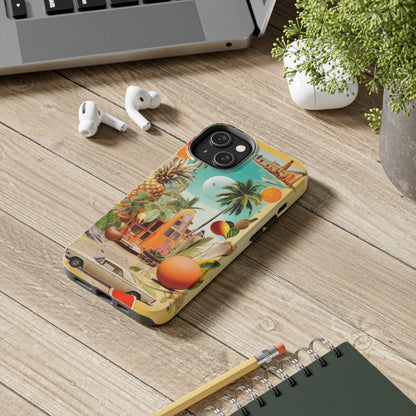 Summer Vibrations iPhone Tough Case | Embrace the Energetic Spirit of Summer with Reliable Protection