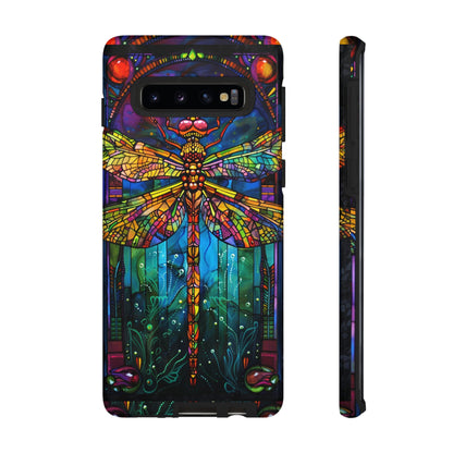 Art Deco Stained Glass Dragonfly Phone Cover