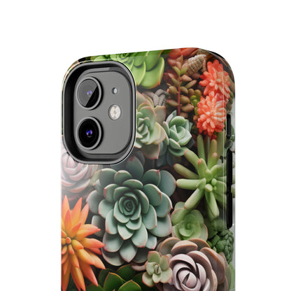 Succulent Desert Cactus Floral iPhone Case | Embrace the Beauty of Arid Elegance