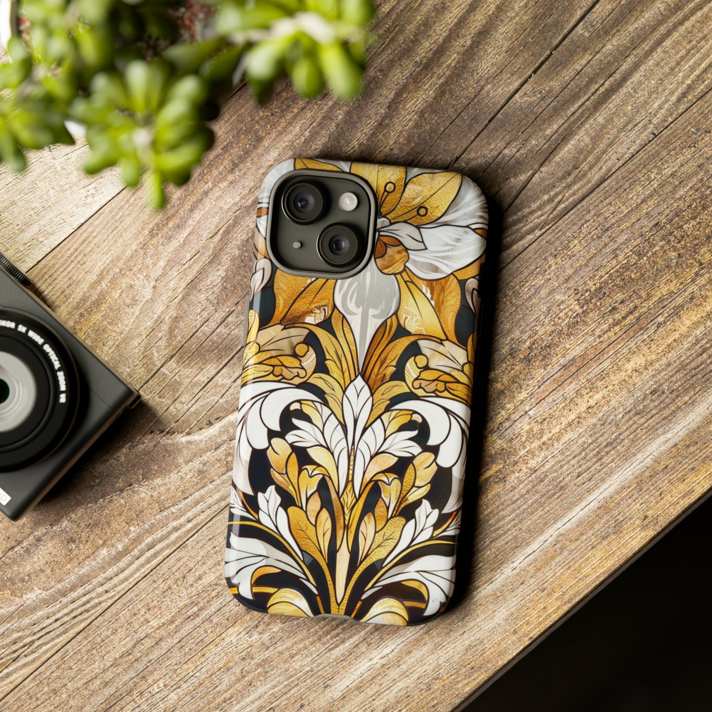 Art Deco Stained Glass floral Phone Case