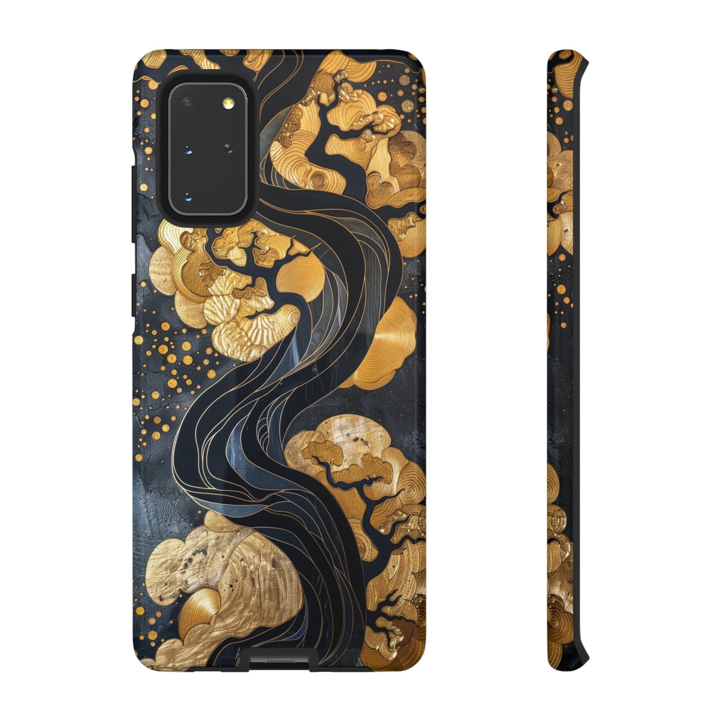 Gold and Silver Tree of Life Design Phone Case