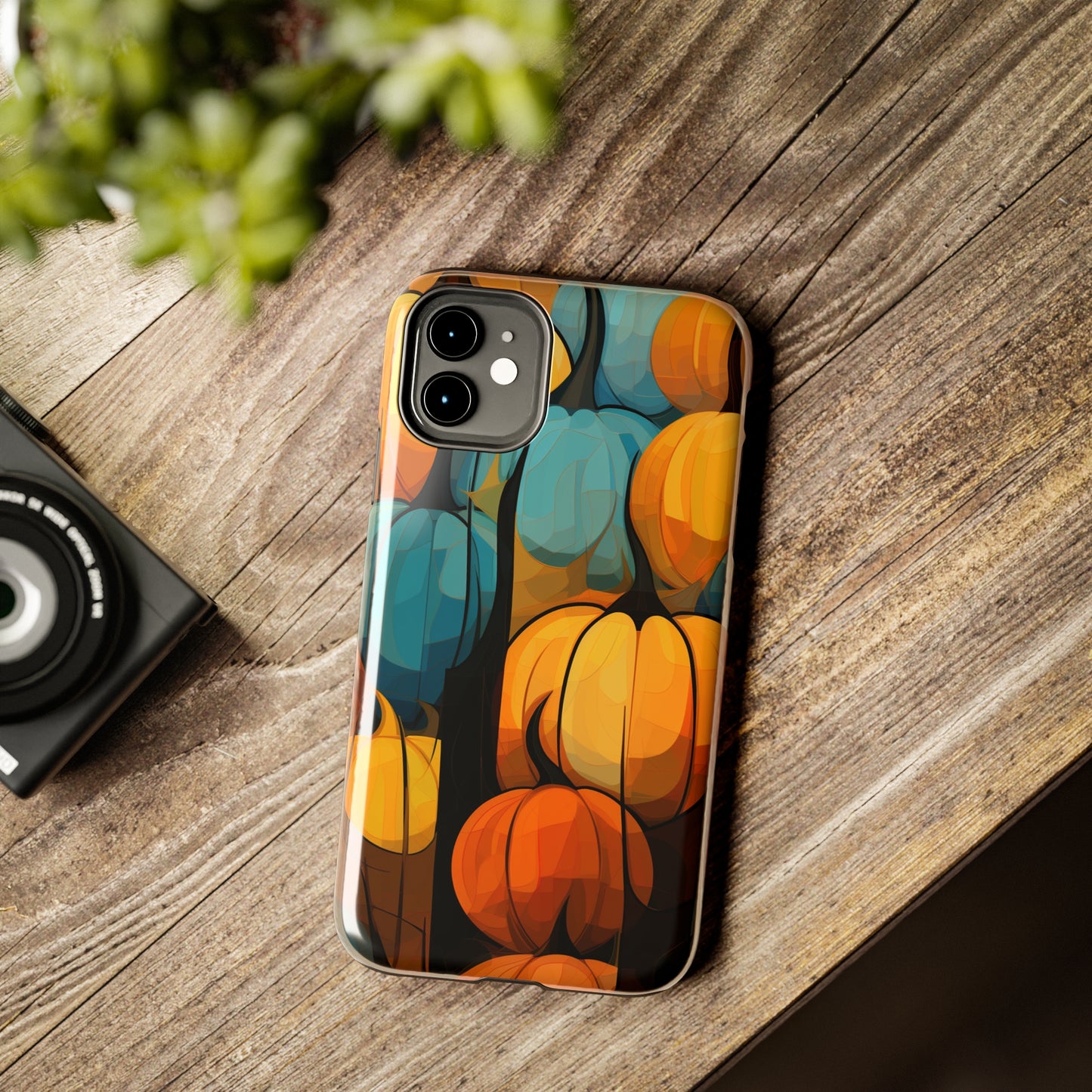 Halloween Fall Pumpkins iPhone Case | Embrace the Spooky Autumn Vibes