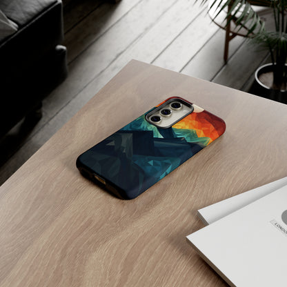 Mountain Abstract Tough Case | Embrace Nature's Beauty with a Durable Phone Case