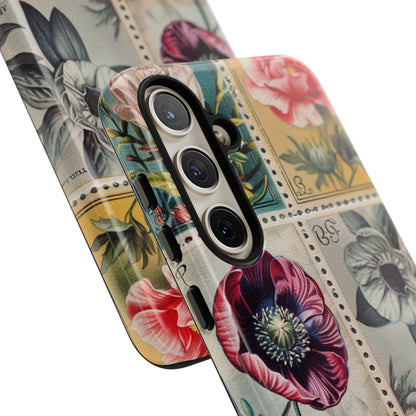 Vintage Floral Stamps Phone Case