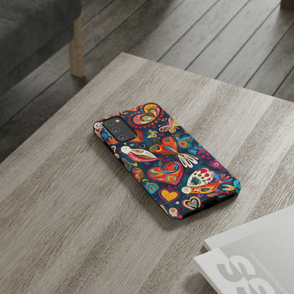 Bright Colorful Mexican Style Mural Painting Phone Case