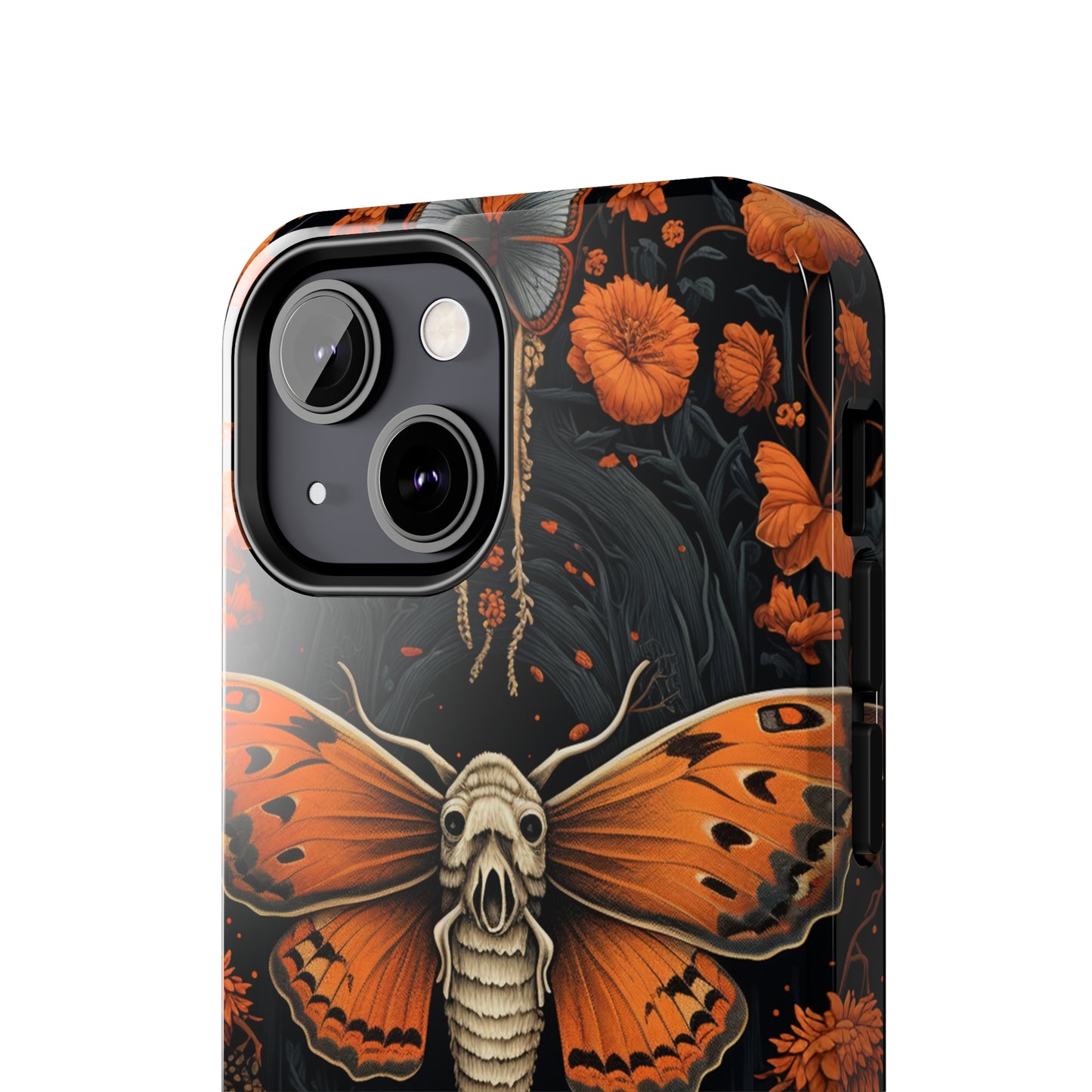 Eerie Elegance: Halloween Goth Moth Apple Phone Case | Dark Enchantment iPhone Case