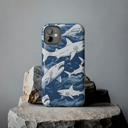 Shark Design: Dive into the Depths with an Aquatic Adventure iPhone Case