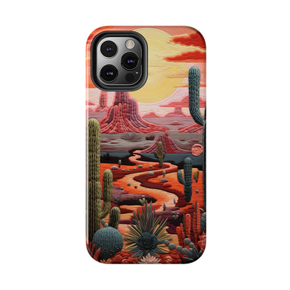 Cactus Desert Sunset Phone Case