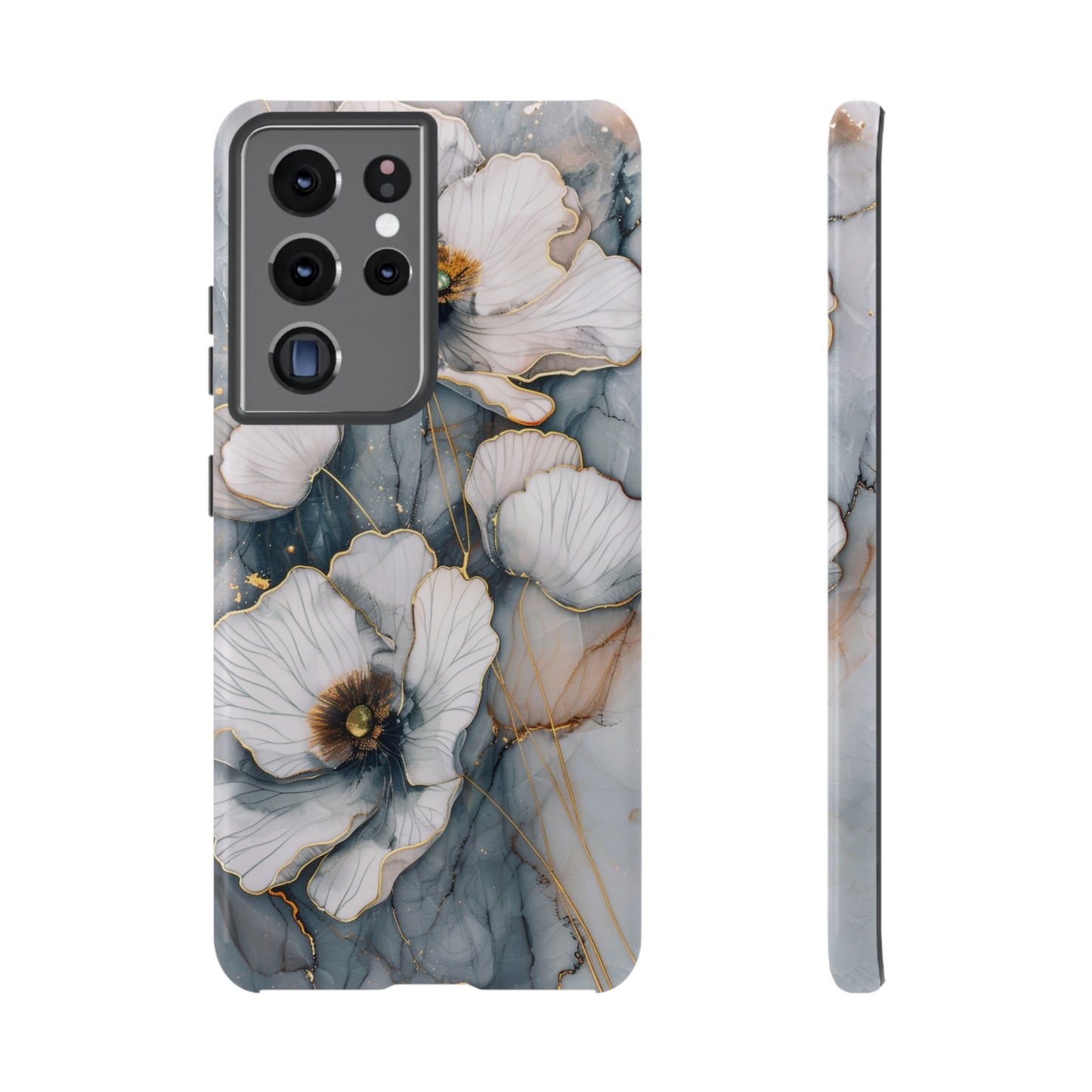 Flowers and Gold Phone Case