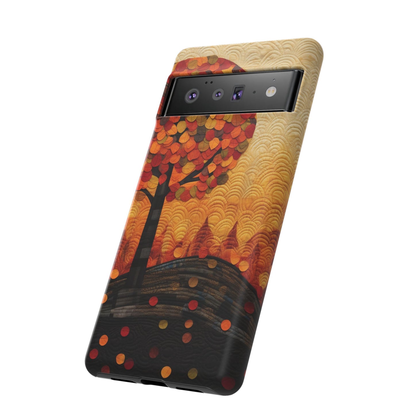 Autumn iPhone Case, Forest Embroidered Style Phone Case