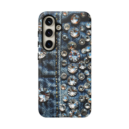 Blue Jean Queen Rhinestone Bling Phone Case